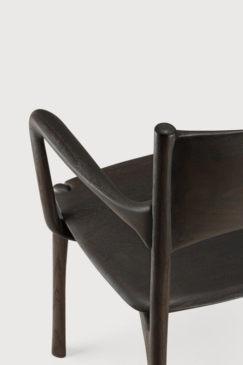 PI Dining Arm Chair - Teak Dark Brown