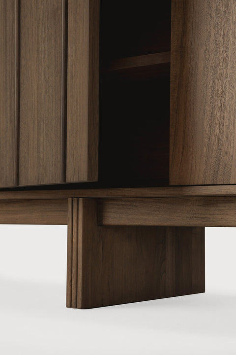 Pillar sideboard - Teak Wild Brown - 86.5"