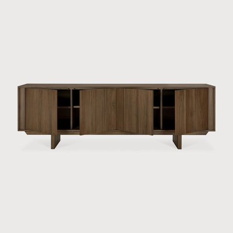 Pillar sideboard - Teak Wild Brown - 86.5"