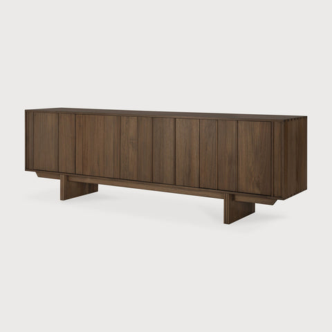 Pillar sideboard - Teak Wild Brown - 86.5"