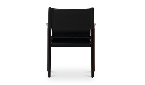 Remy Arm Chair Black Leather
