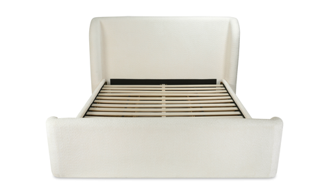 sophia queen bed - white