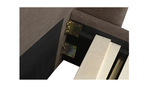 Sophia King Storage Bed Brown