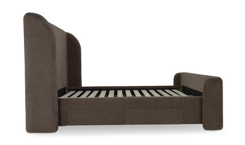 Sophia King Storage Bed Brown