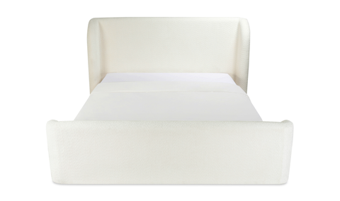 sophia king bed - white