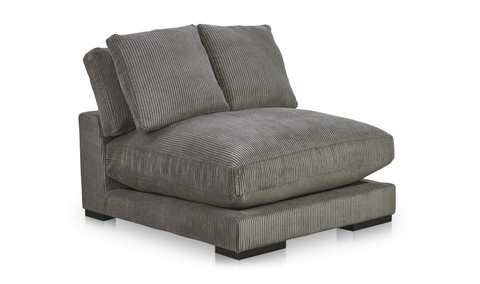 Plunge Slipper Chair - Charcoal