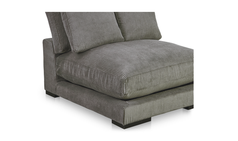Plunge Slipper Chair - Charcoal