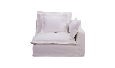 Olivia Right Arm Facing - White