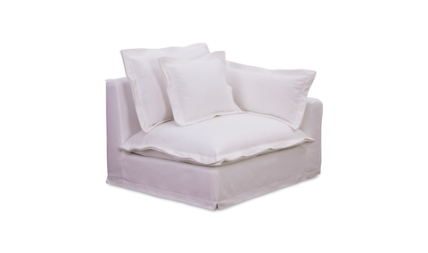 Olivia Right Arm Facing - White