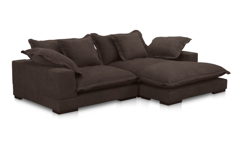 Daydream Sectional - Dark Brown