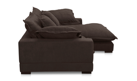 Daydream Sectional - Dark Brown