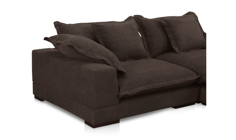 Daydream Sectional - Dark Brown