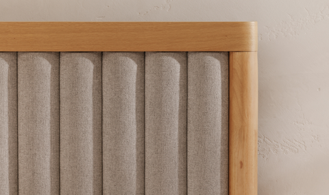 Nina Queen Bed - Grey