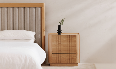 Nina Queen Bed - Grey