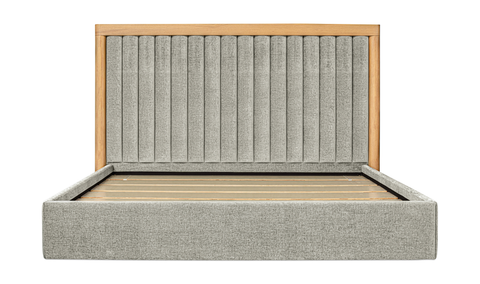 Nina Queen Bed - Grey