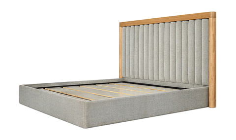 Nina Queen Bed - Grey
