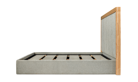 Nina Queen Bed - Grey