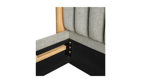 Nina Queen Bed - Grey