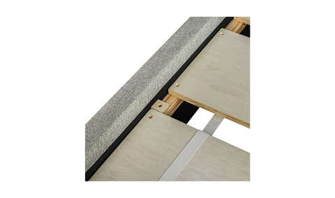 Nina Queen Bed - Grey