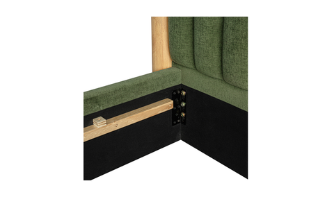 Nina Queen Bed - Green