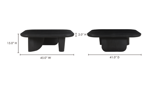 Era Coffee Table Large - Black