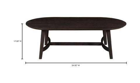 Trie Coffee Table Dark Brown