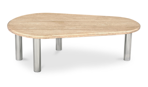 Fia Coffee Table - Beige Travertine