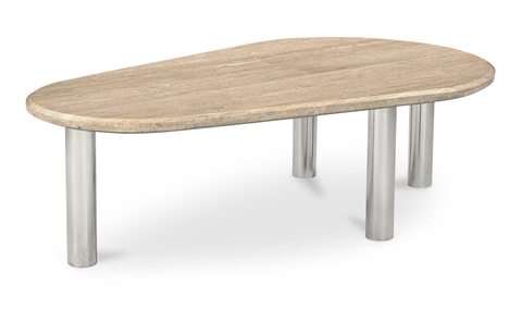 Fia Coffee Table - Beige Travertine