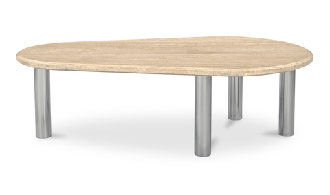 Fia Coffee Table - Beige Travertine
