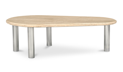 Fia Coffee Table - Beige Travertine