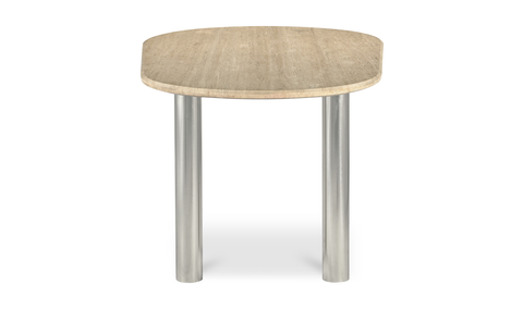 Fia Dining Table - Beige Travertine