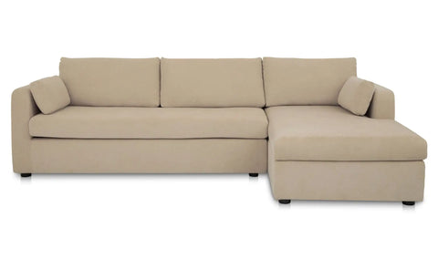 Burrow Sleeper Sectional With Storage Chaise Sand