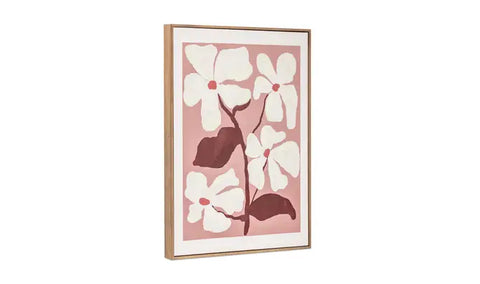 Blush Framed Painting