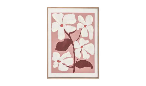 Blush Framed Painting