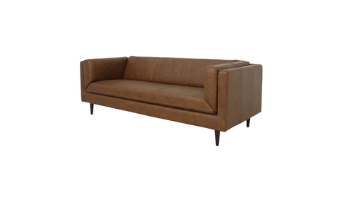 Woods Sofa Brown Leather