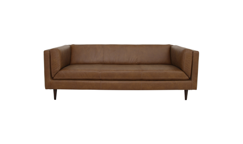 Woods Sofa Brown Leather