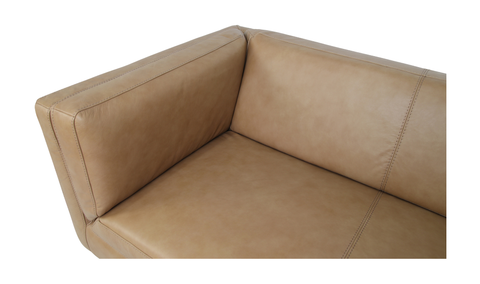 Woods Sofa Tan Leather