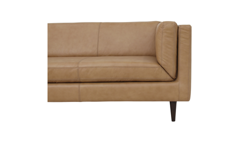 Woods Sofa Tan Leather