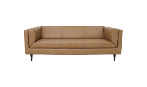 Woods Sofa Tan Leather