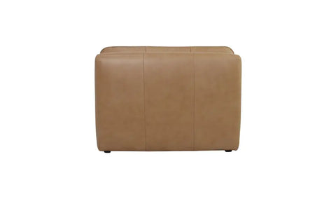 Lino Slipper Chair Tan Leather