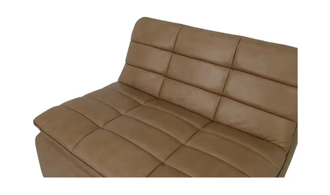 Lino Slipper Chair Tan Leather