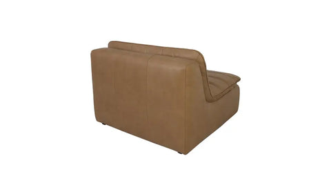 Lino Slipper Chair Tan Leather