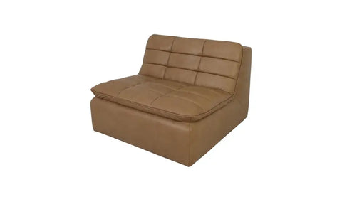 Lino Slipper Chair Tan Leather