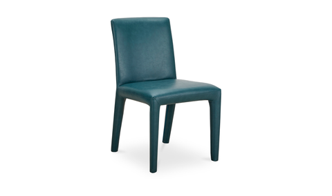 Monte Dining Chair Teal Vegan Leather