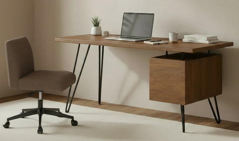 Sally Office Chair Light Brown