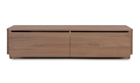 Round Off Coffee Table Walnut Brown