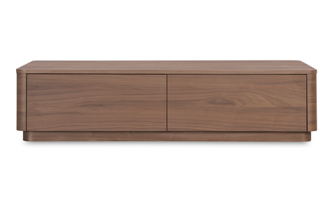 Round Off Coffee Table Walnut Brown