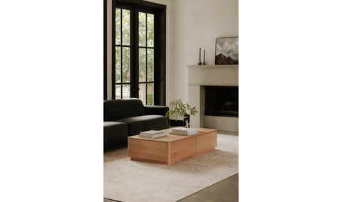 Round Off Coffee Table Natural Oak