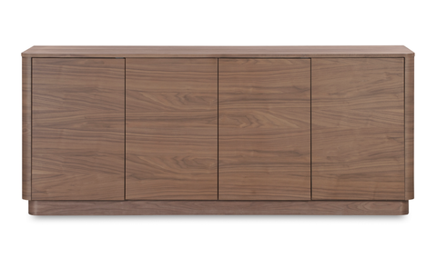 Round Off Sideboard Walnut Brown