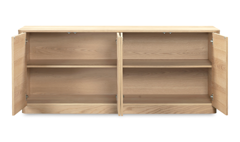 Round Off Sideboard Natural Oak